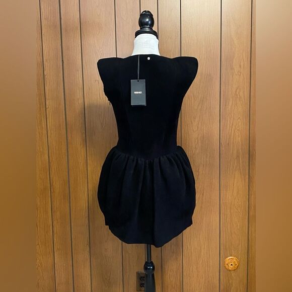 Versace Voluminous chenille knit mini dress size 44/us size 8 - Picture 7 of 13